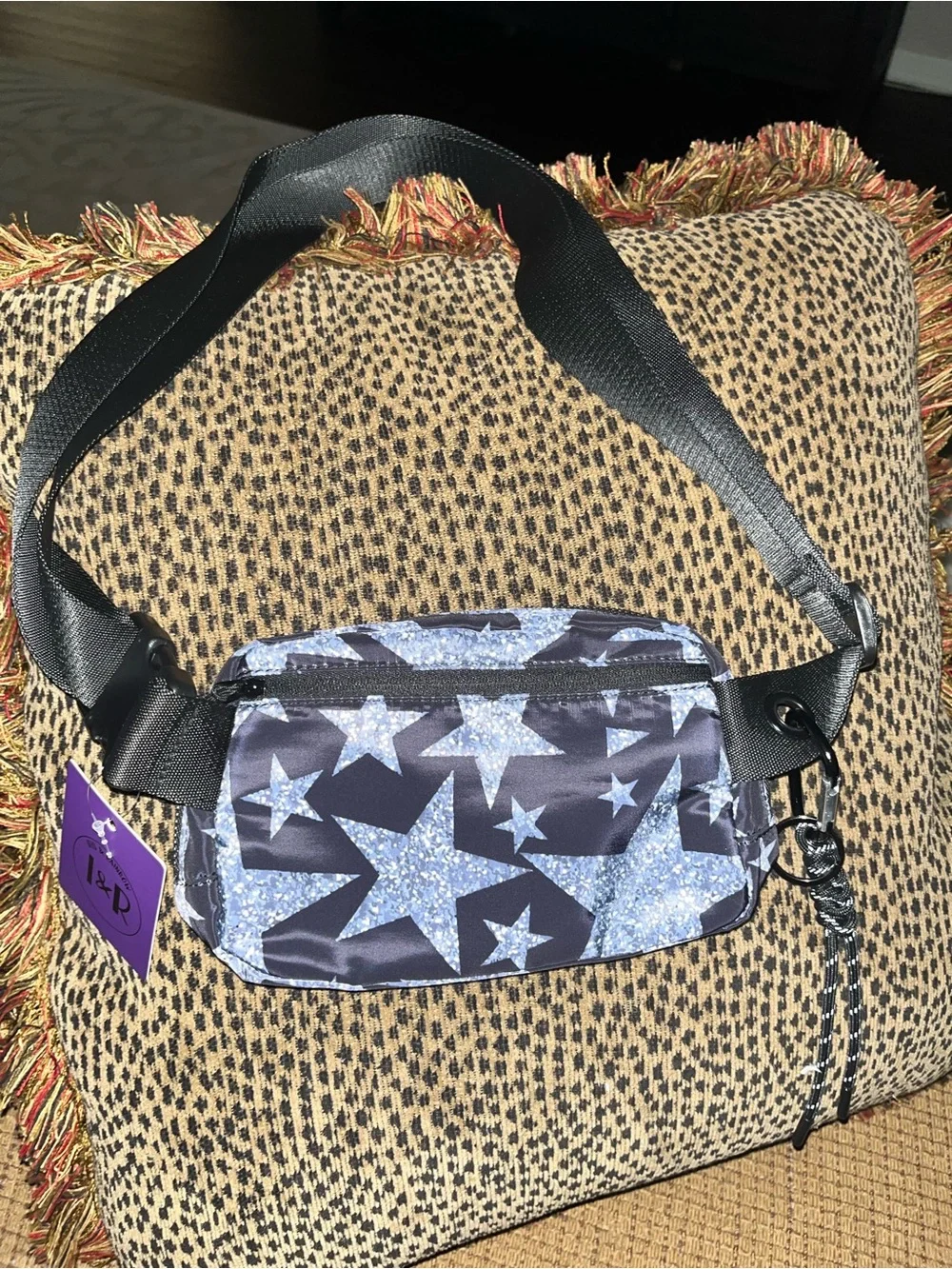 Iris & Rainbow 57” Stars Crossbody Bag